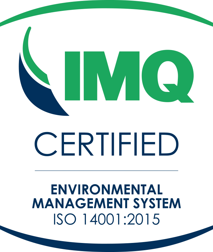 Marchio IMQ Certified Environmental Management System ISO 14001:2015